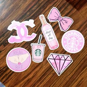 Think🎀Pink Sticker pack